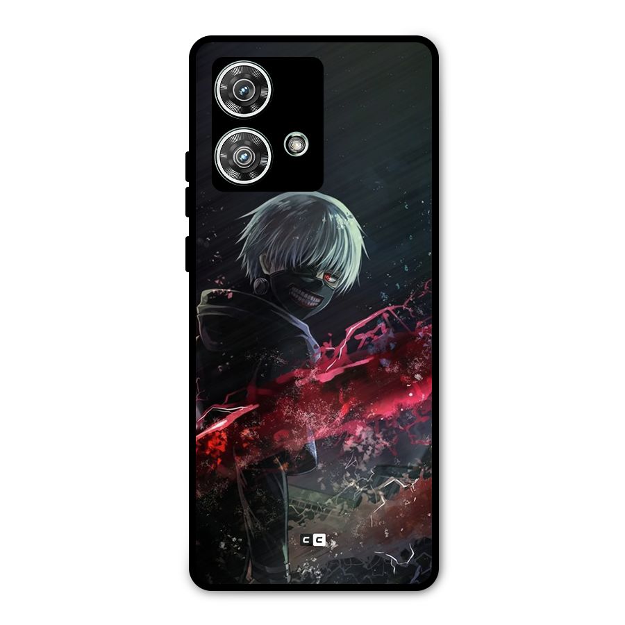 Amazing Ken Kaneki Metal Back Case for Motorola Edge 40 Neo