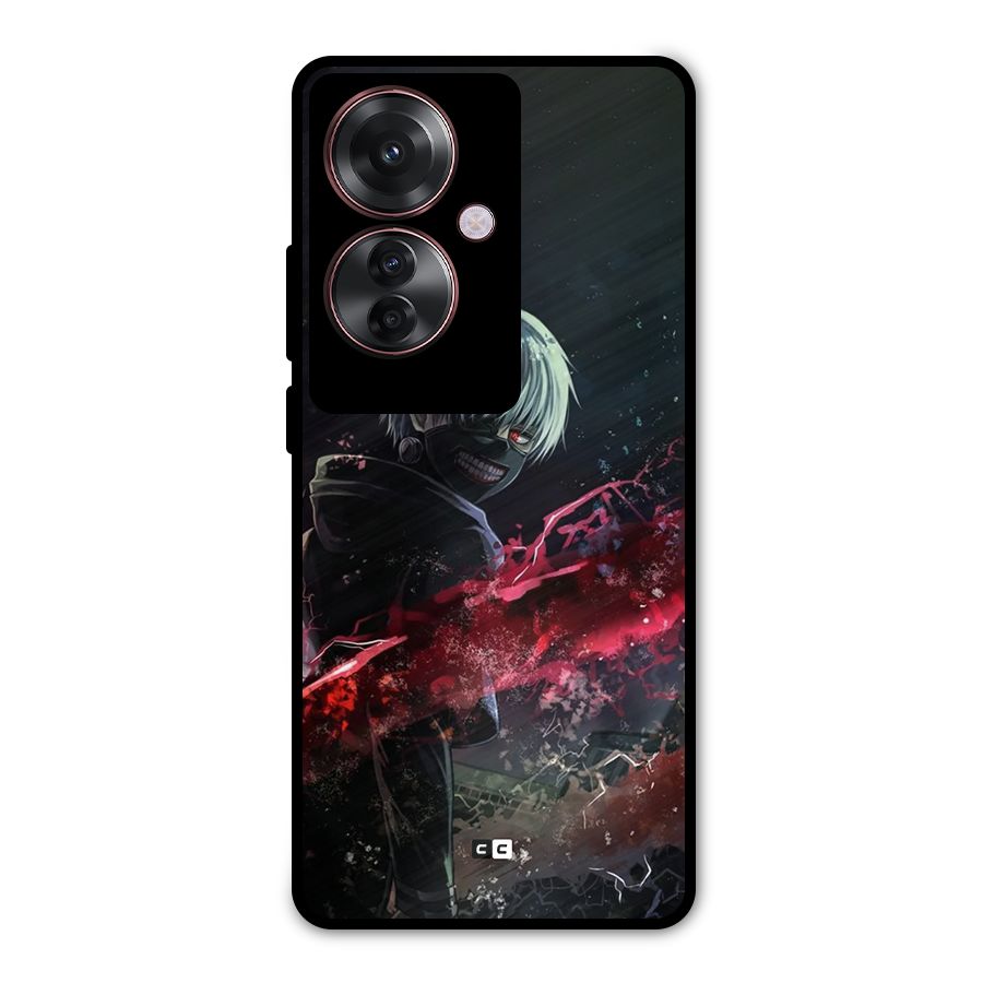 Amazing Ken Kaneki Metal Back Case for Oppo F25 Pro