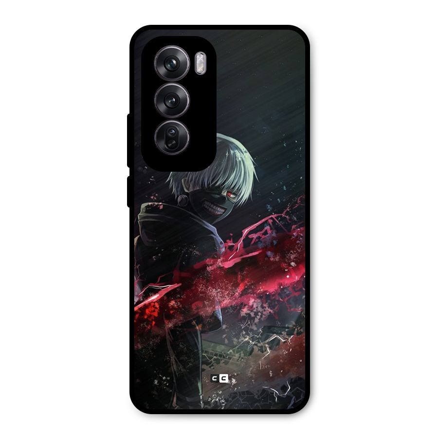 Amazing Ken Kaneki Metal Back Case for Oppo Reno12 Pro