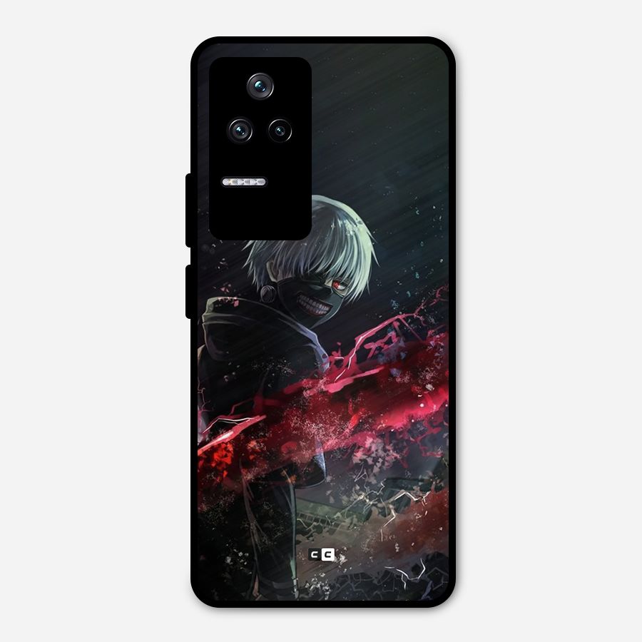 Amazing Ken Kaneki Metal Back Case for Poco F4 5G