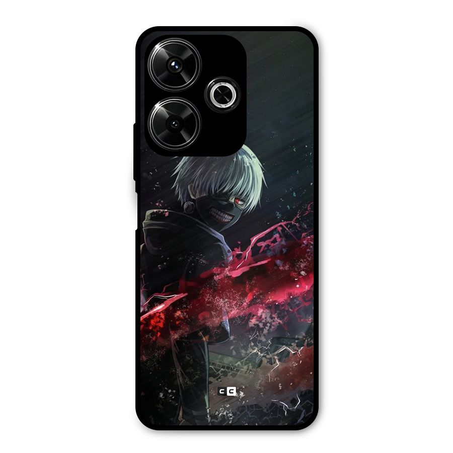 Amazing Ken Kaneki Metal Back Case for Poco M6 Plus