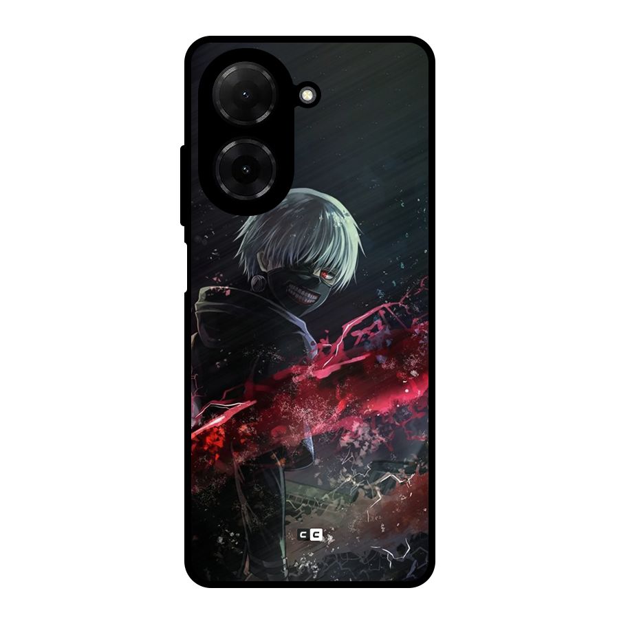 Amazing Ken Kaneki Metal Back Case for Redmi A5 4G