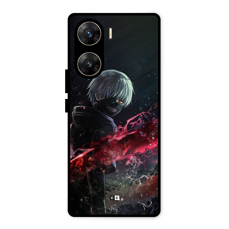 Amazing Ken Kaneki Metal Back Case for Vivo V29e