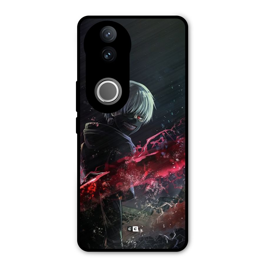 Amazing Ken Kaneki Metal Back Case for Vivo V50e