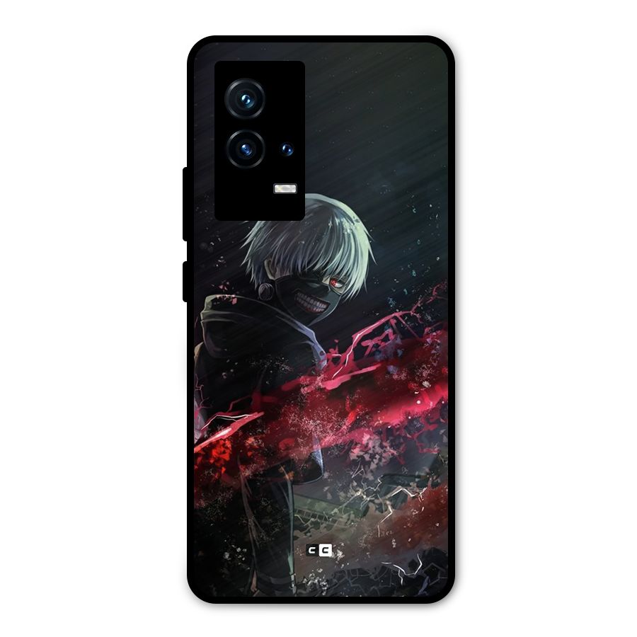 Amazing Ken Kaneki Metal Back Case for iQOO 9 5G