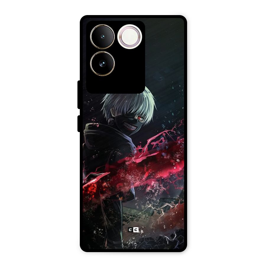 Amazing Ken Kaneki Metal Back Case for iQOO Z7 Pro