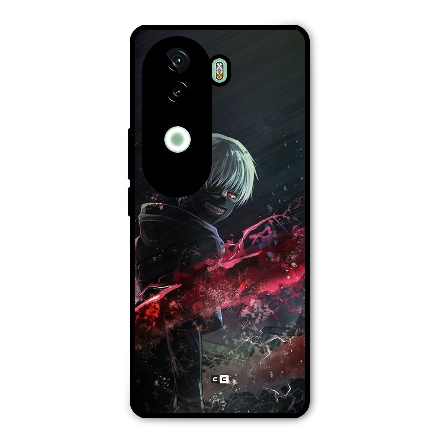 Amazing Ken Kaneki Metal Back Case for iQOO Z9s