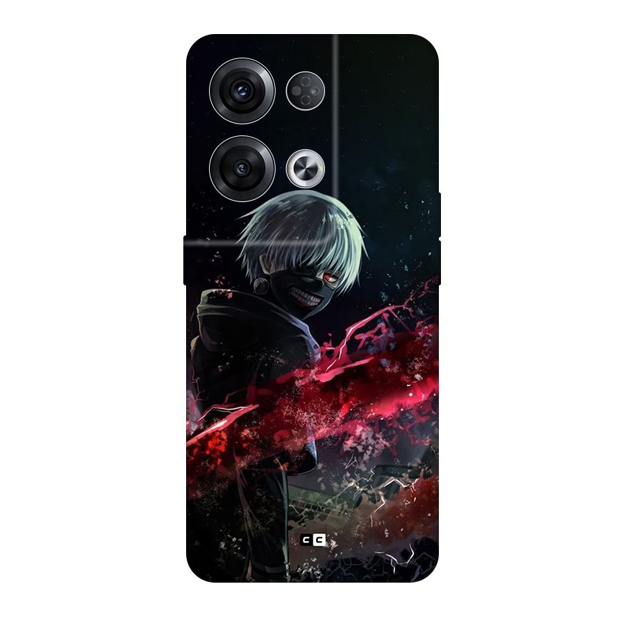 Amazing Ken Kaneki Original Polycarbonate Back Case for Oppo Reno8 Pro 5G
