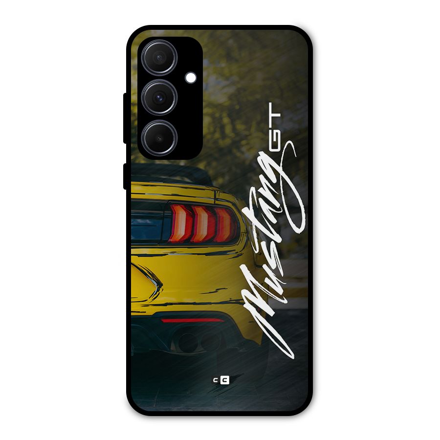 Amazing Mad Car Metal Back Case for Galaxy A35