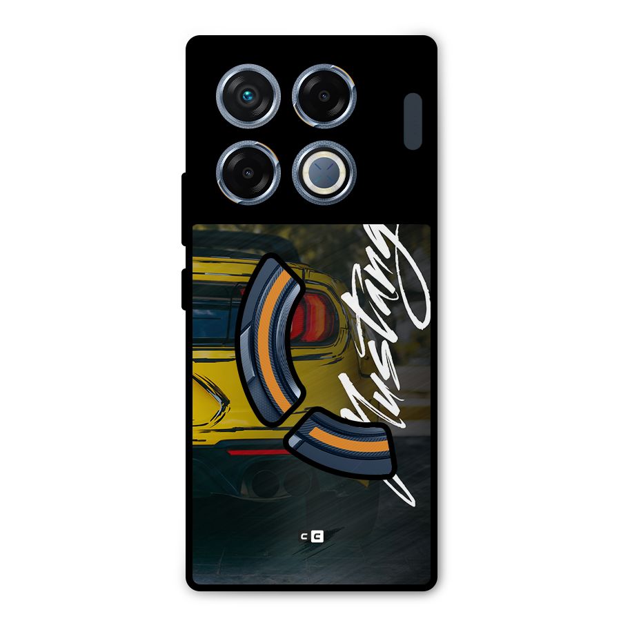 Amazing Mad Car Metal Back Case for Infinix GT 20 Pro