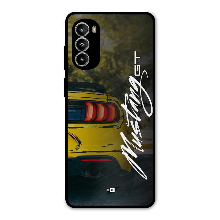 Amazing Mad Car Metal Back Case for Moto G52