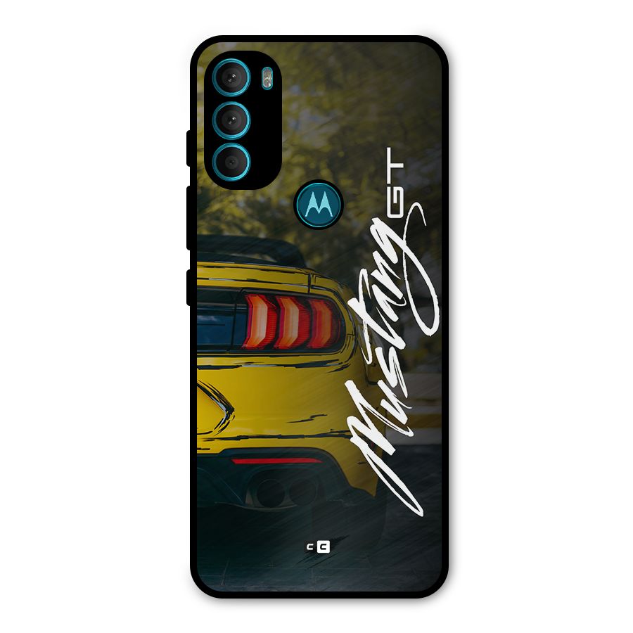 Amazing Mad Car Metal Back Case for Moto G71 5G