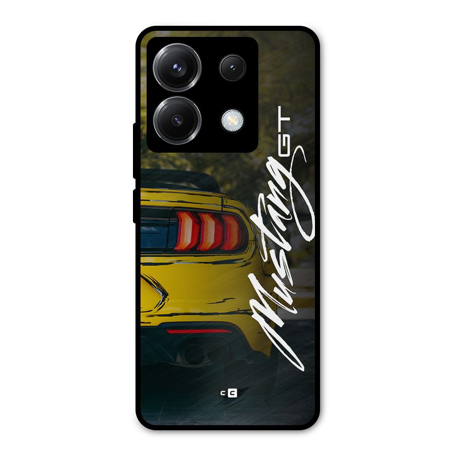 Amazing Mad Car Metal Back Case for Poco X6