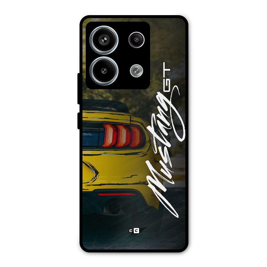 Amazing Mad Car Metal Back Case for Redmi Note 13 Pro 5G