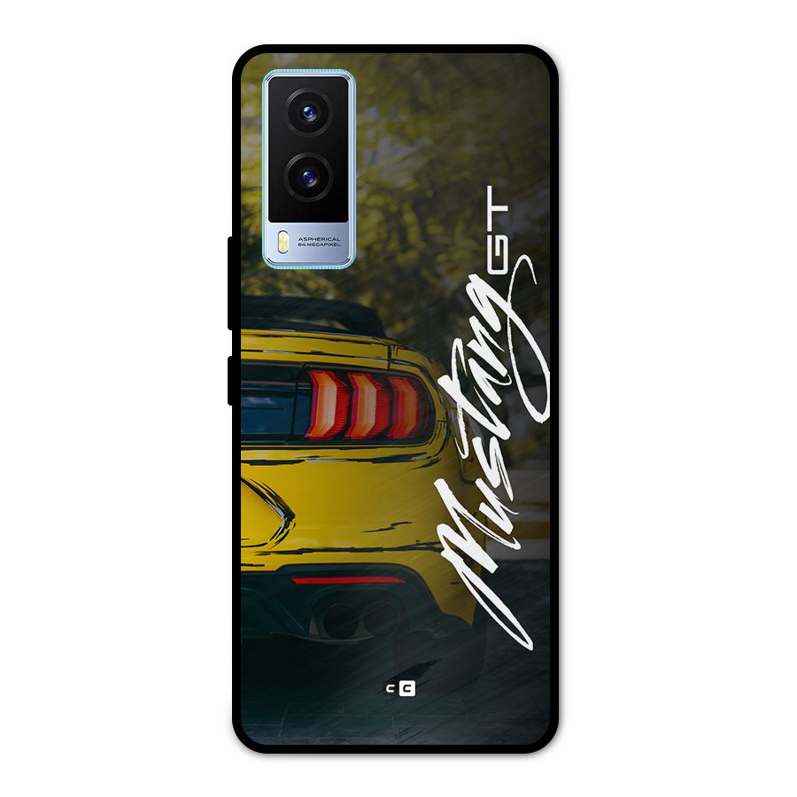 Amazing Mad Car Metal Back Case for Vivo V21e 5G