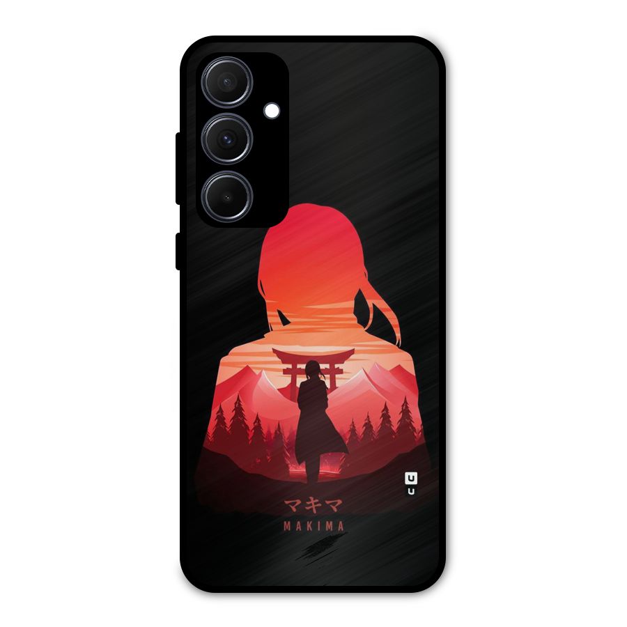 Amazing Makima Metal Back Case for Galaxy A35
