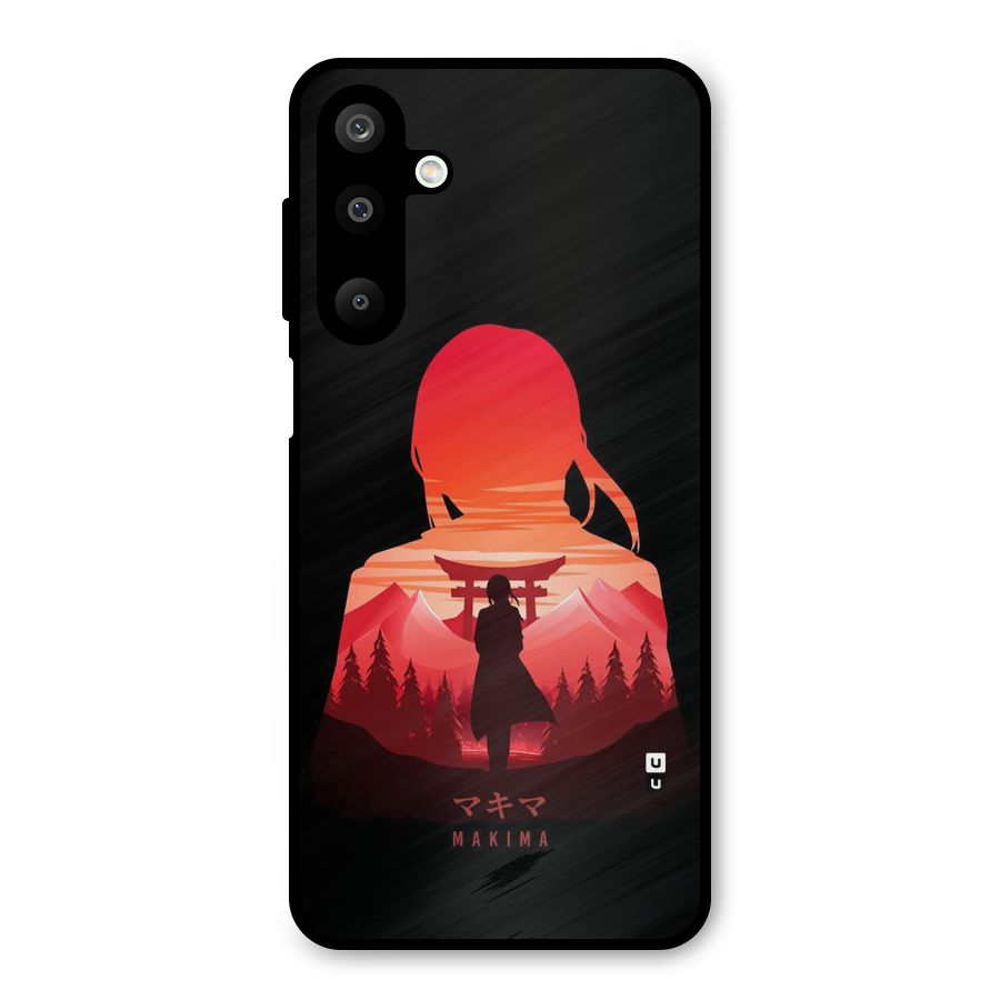 Amazing Makima Metal Back Case for Galaxy M16