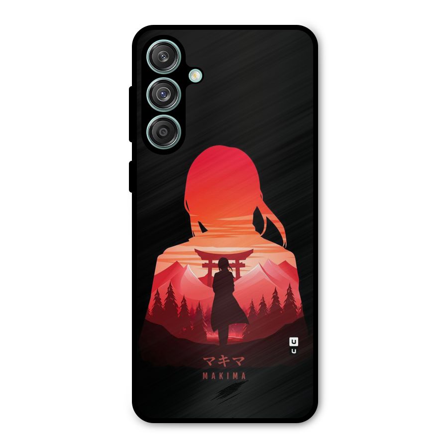 Amazing Makima Metal Back Case for Galaxy M55 5G