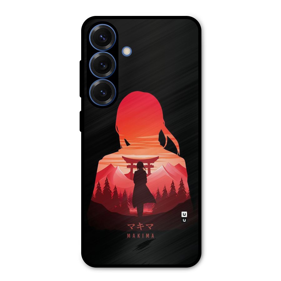 Amazing Makima Metal Back Case for Galaxy S25