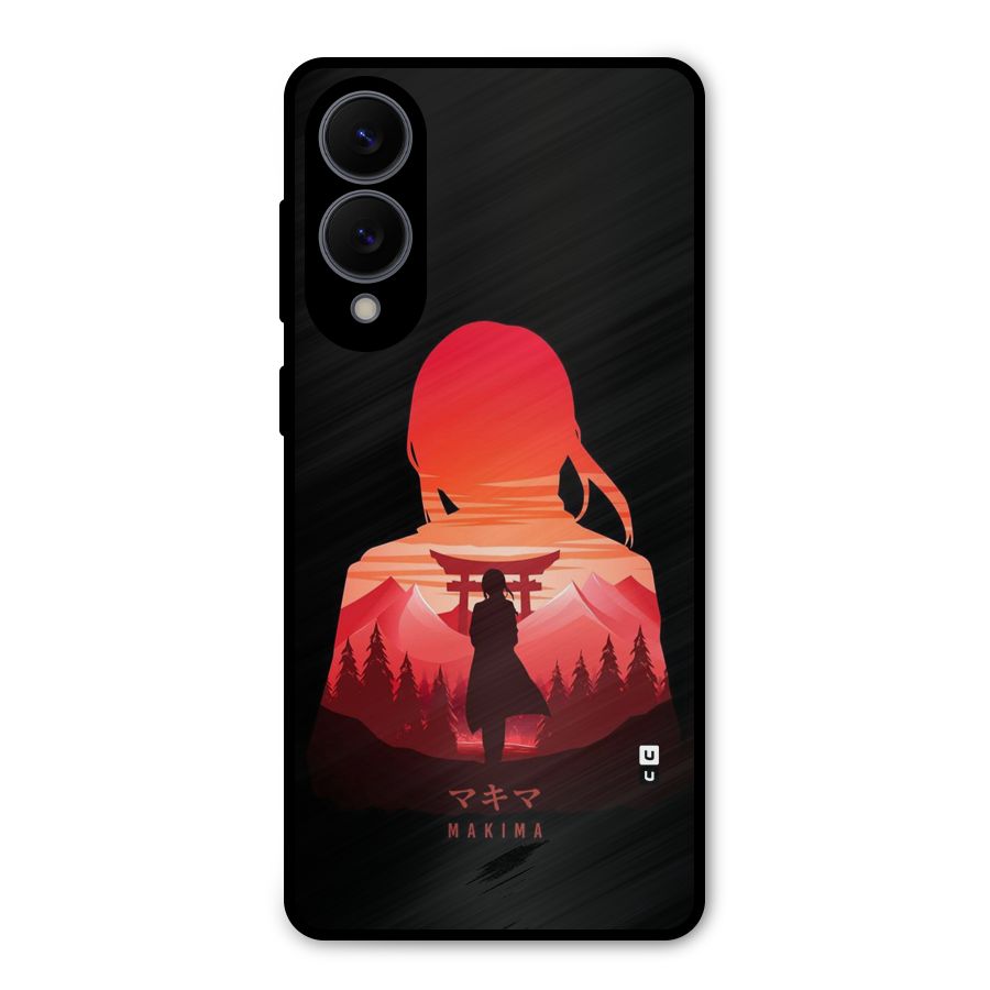 Amazing Makima Metal Back Case for Galaxy S25 Edge