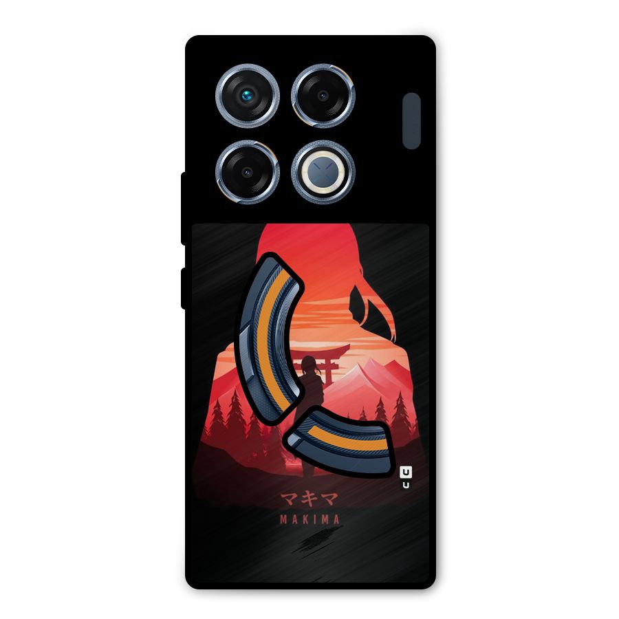 Amazing Makima Metal Back Case for Infinix GT 20 Pro