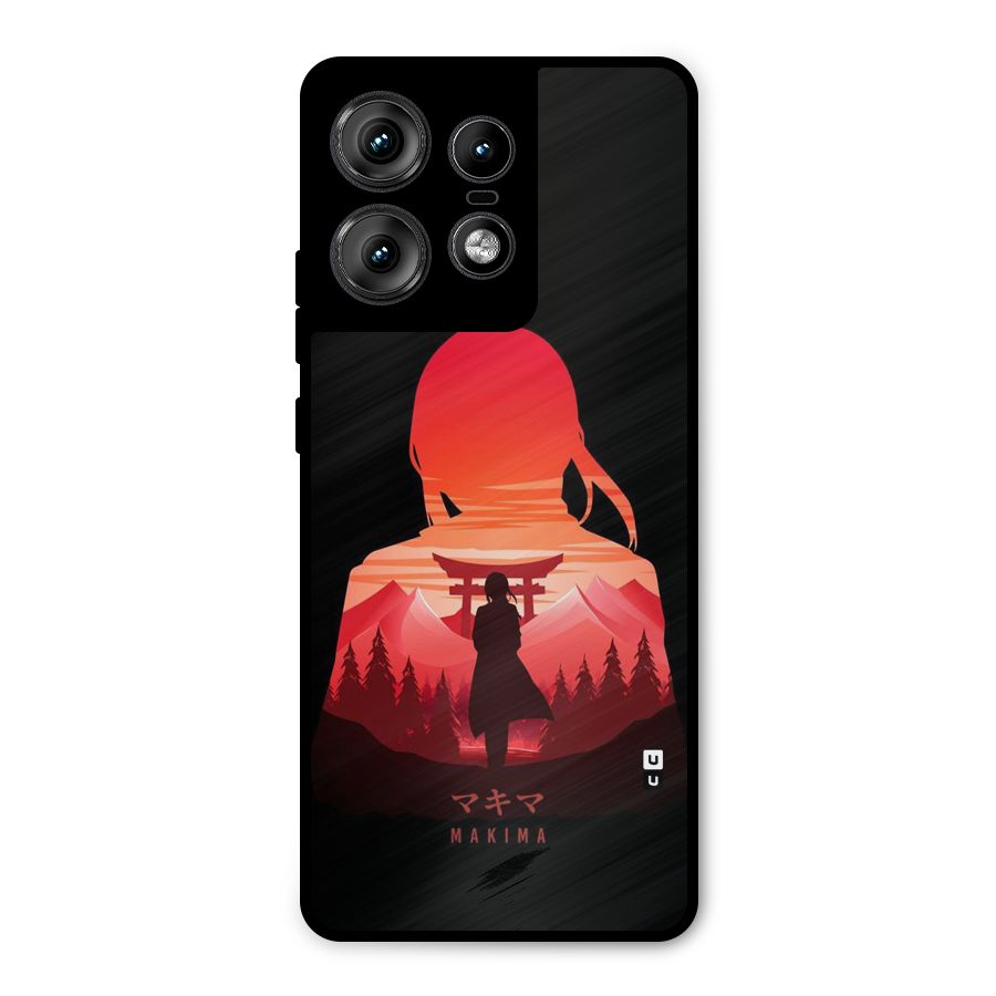 Amazing Makima Metal Back Case for Motorola Edge 50 Pro