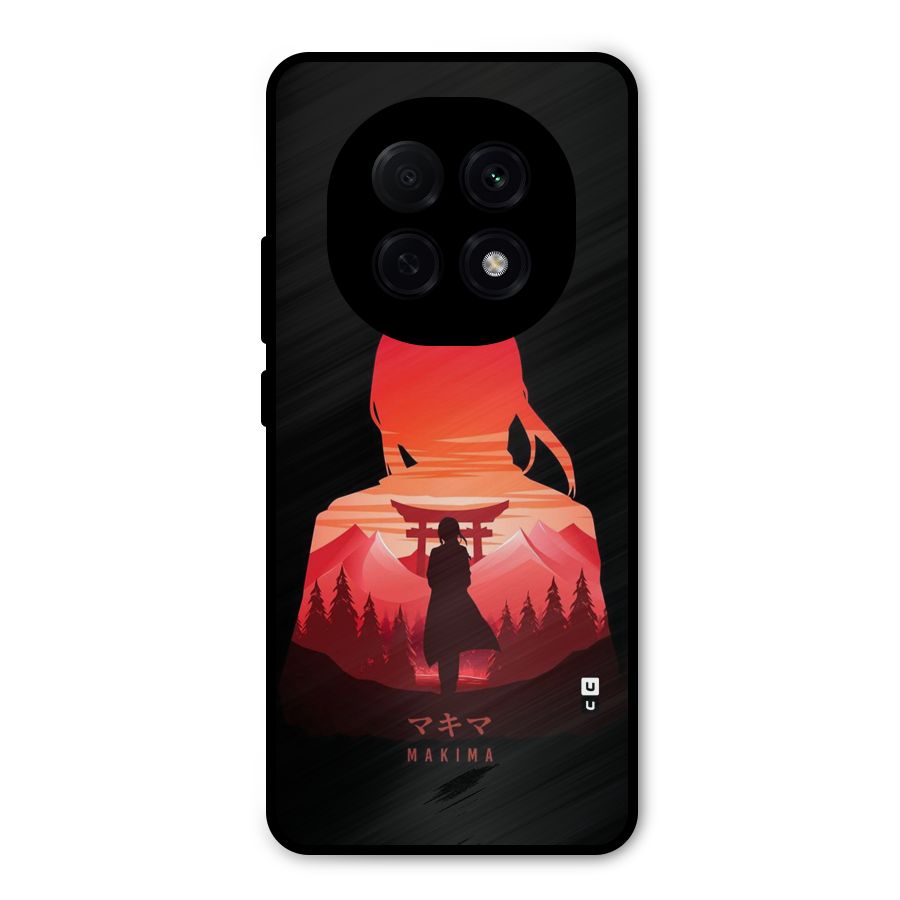 Amazing Makima Metal Back Case for Oppo F29 Pro
