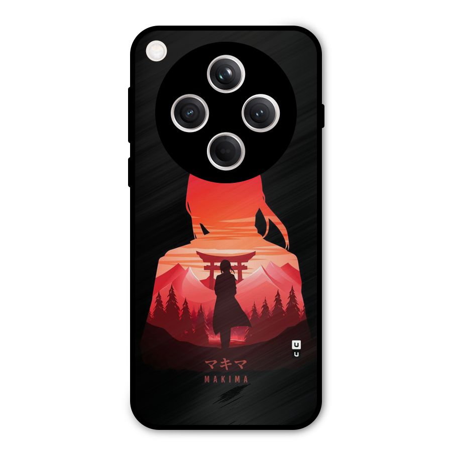 Amazing Makima Metal Back Case for Oppo Find X8