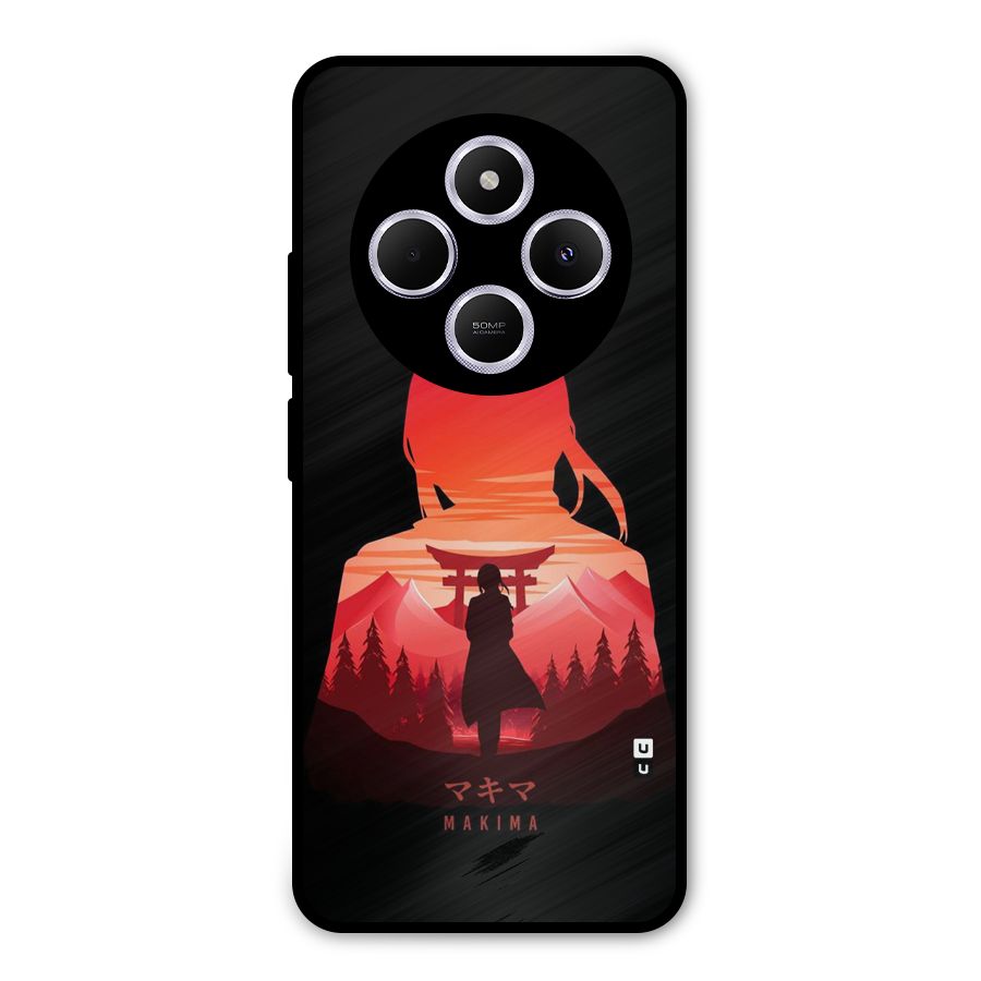 Amazing Makima Metal Back Case for Poco M7