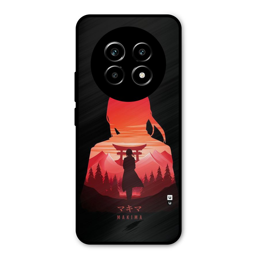 Amazing Makima Metal Back Case for Realme 13 Pro