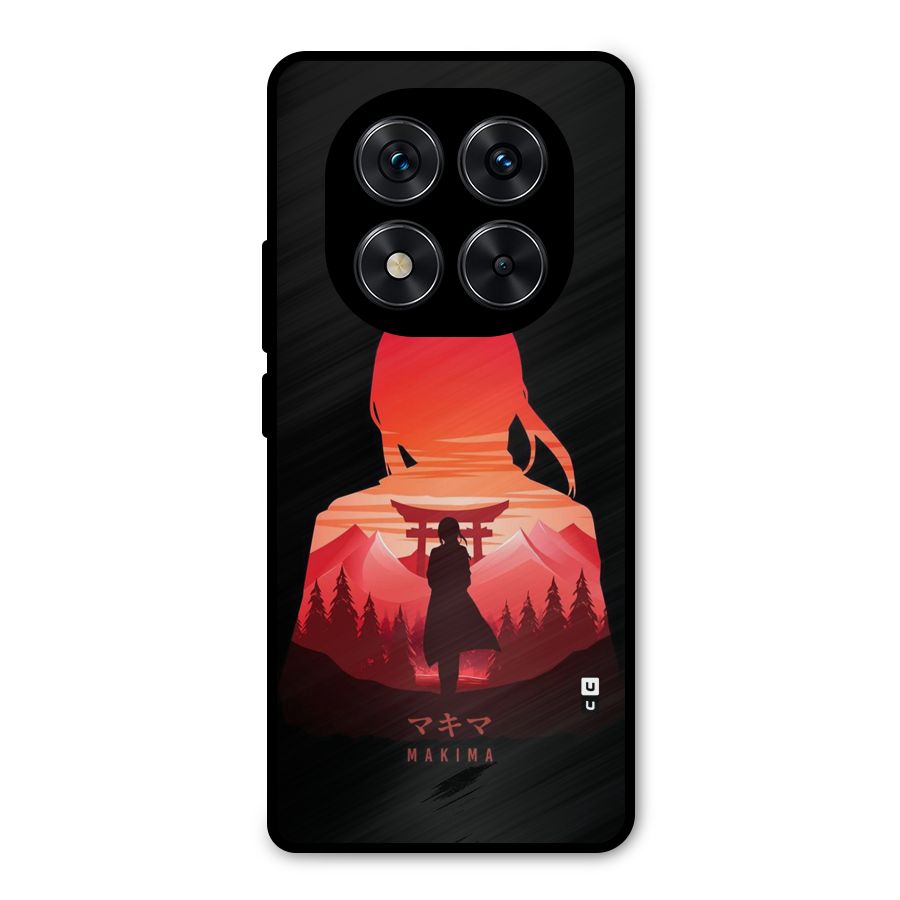 Amazing Makima Metal Back Case for Redmi Note 14 Pro 5G