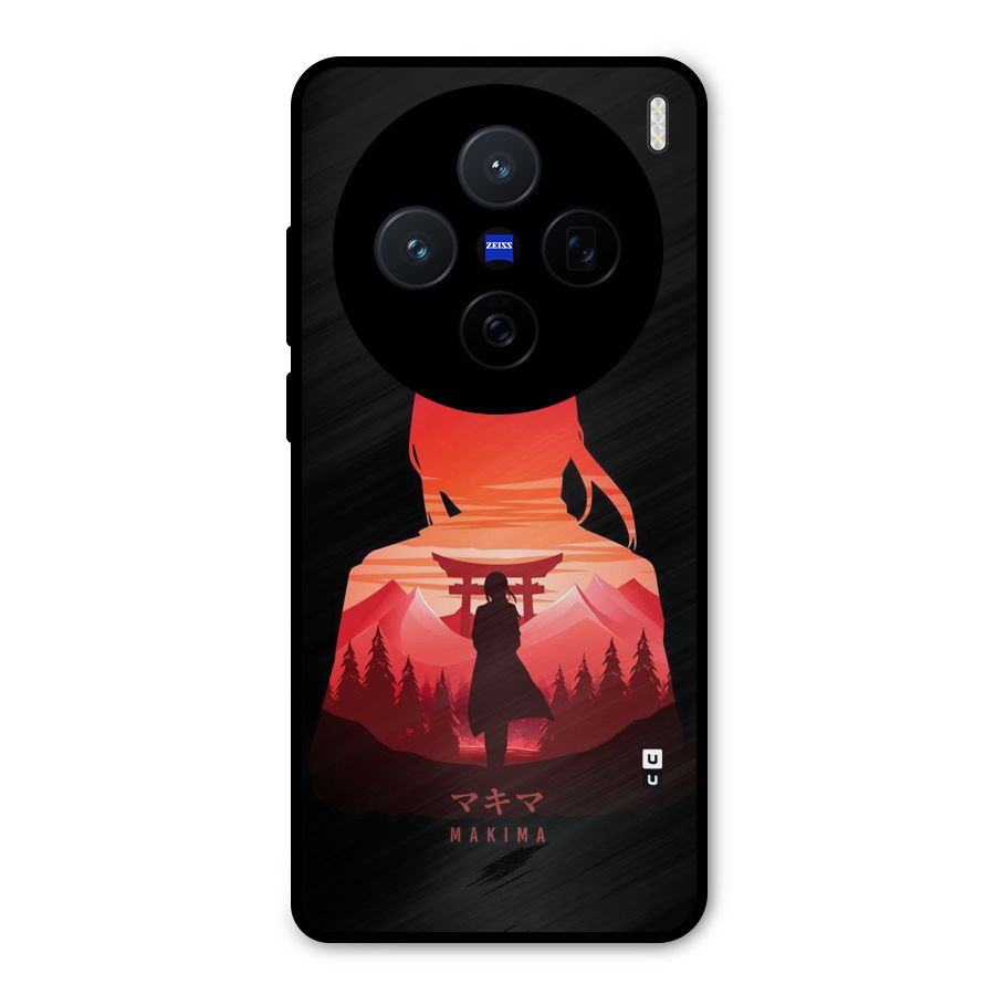 Amazing Makima Metal Back Case for Vivo X200