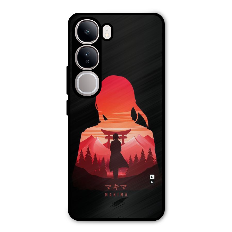 Amazing Makima Metal Back Case for Vivo Y300