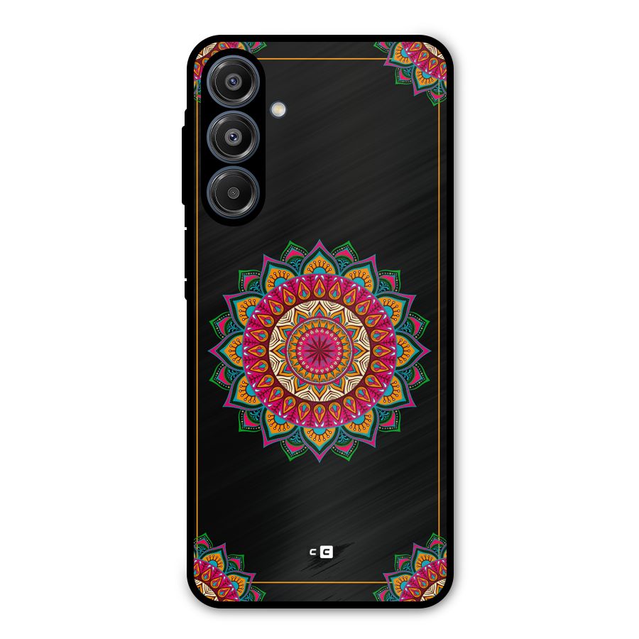 Amazing Mandala Art Metal Back Case for Galaxy A16 5G