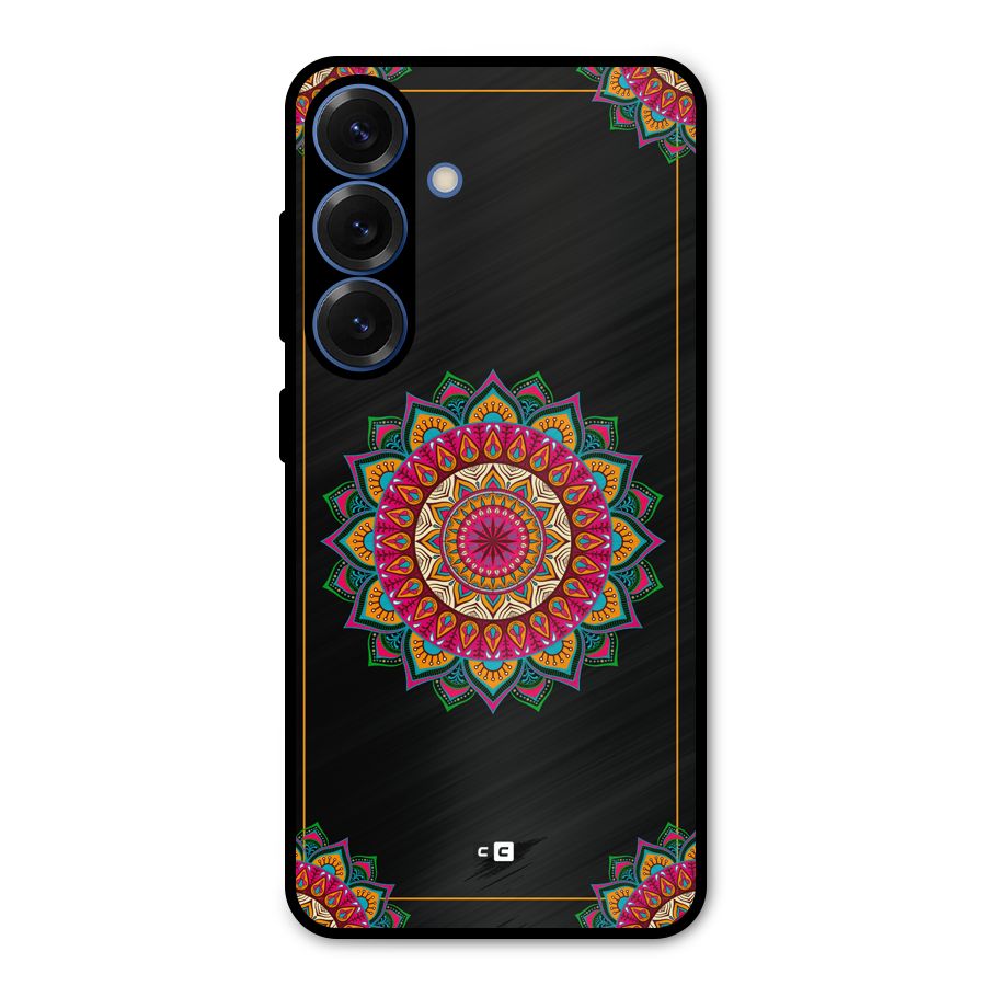 Amazing Mandala Art Metal Back Case for Galaxy S25