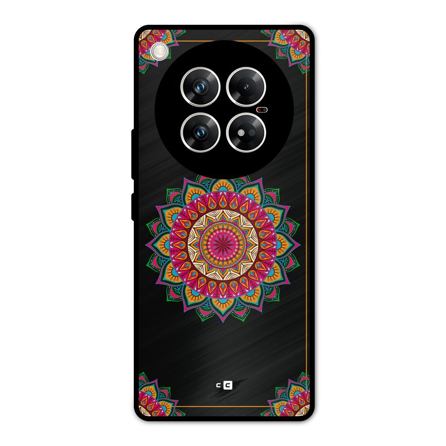 Amazing Mandala Art Metal Back Case for Infinix Zero 40 5G