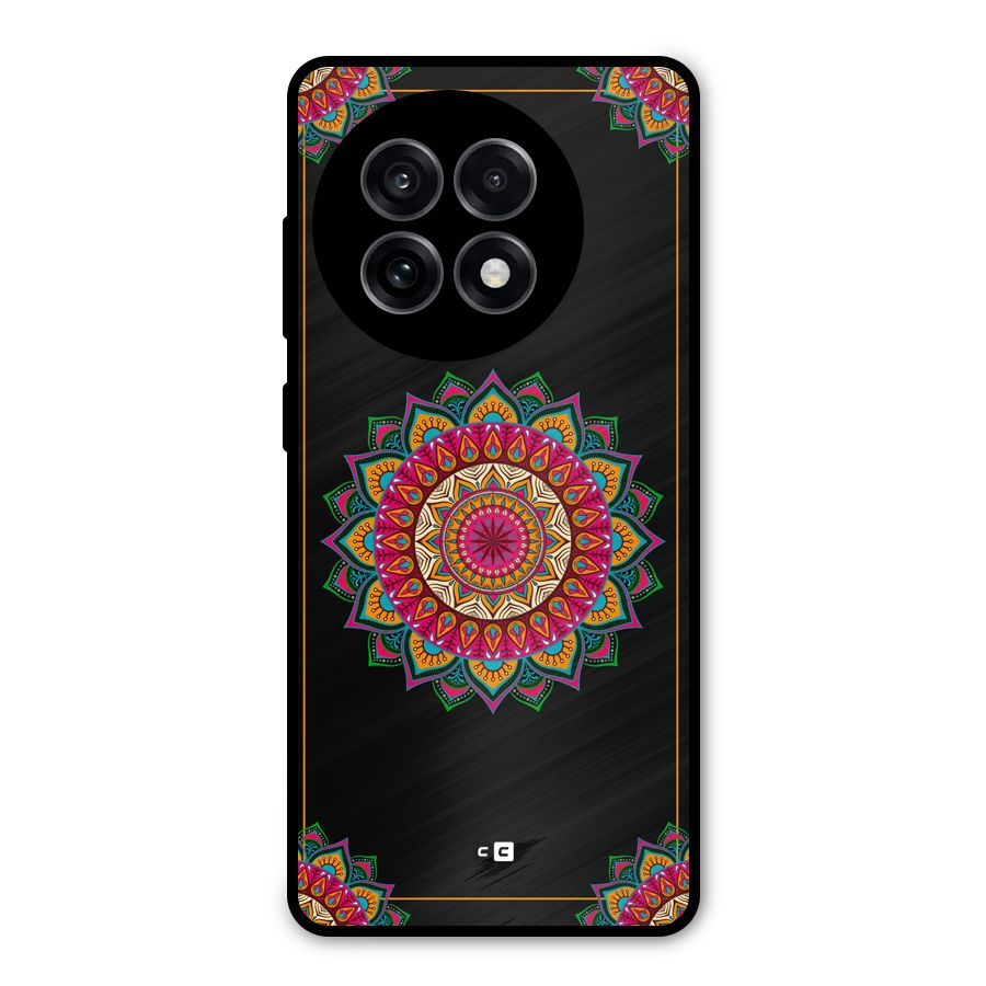 Amazing Mandala Art Metal Back Case for OnePlus 13R