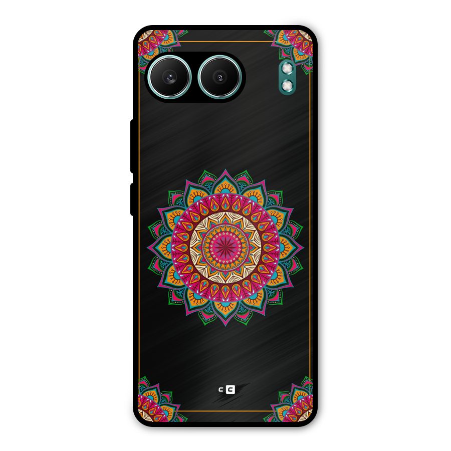 Amazing Mandala Art Metal Back Case for OnePlus Nord 4