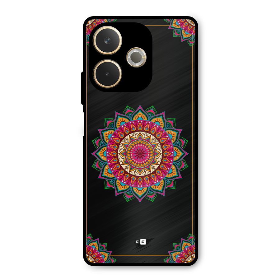 Amazing Mandala Art Metal Back Case for Oppo A5 Pro