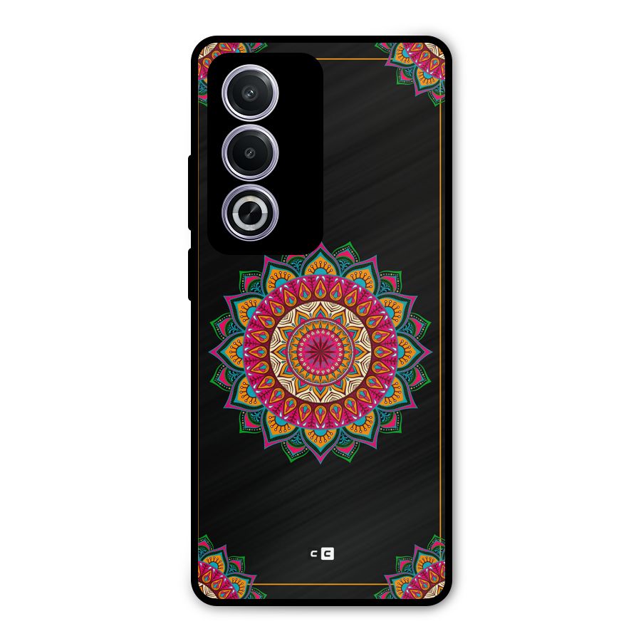 Amazing Mandala Art Metal Back Case for Oppo K12x