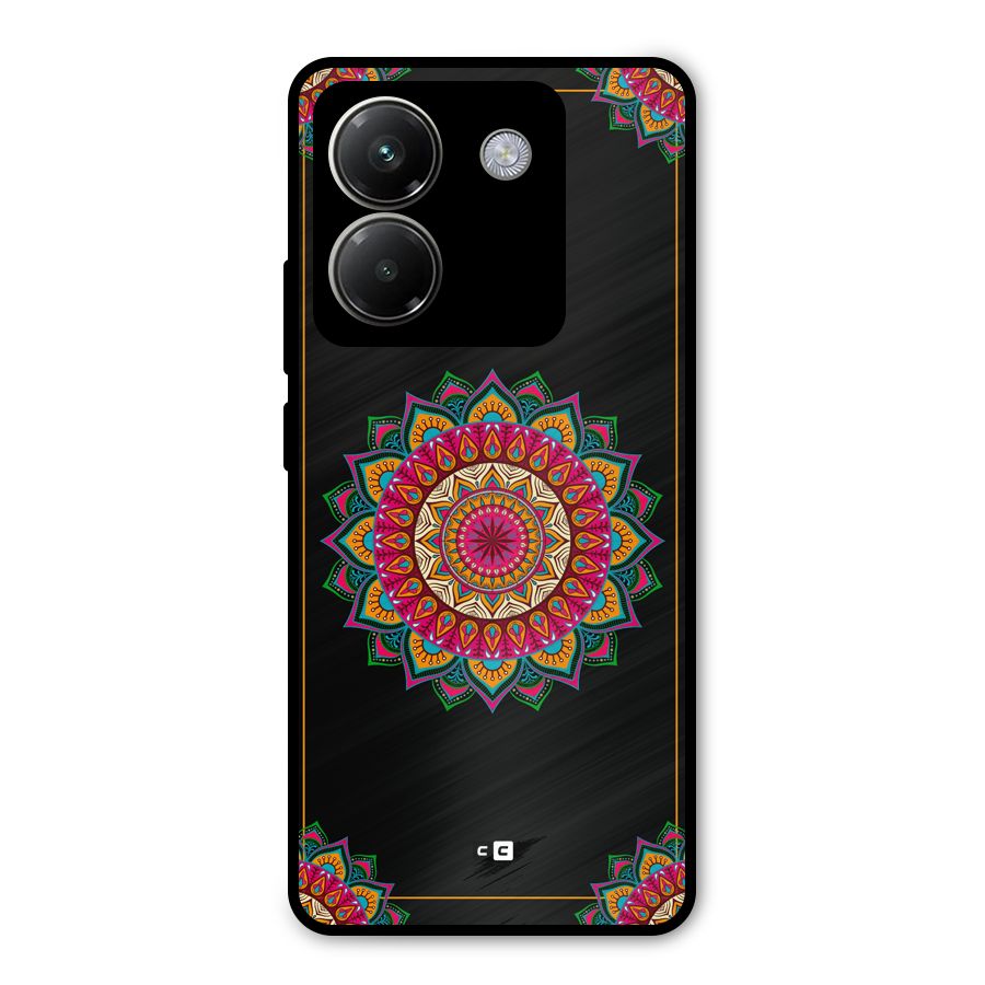 Amazing Mandala Art Metal Back Case for Poco M7 Pro 5G