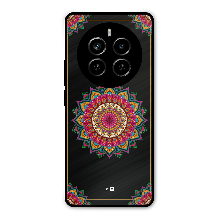 Amazing Mandala Art Metal Back Case for Realme P1 Pro