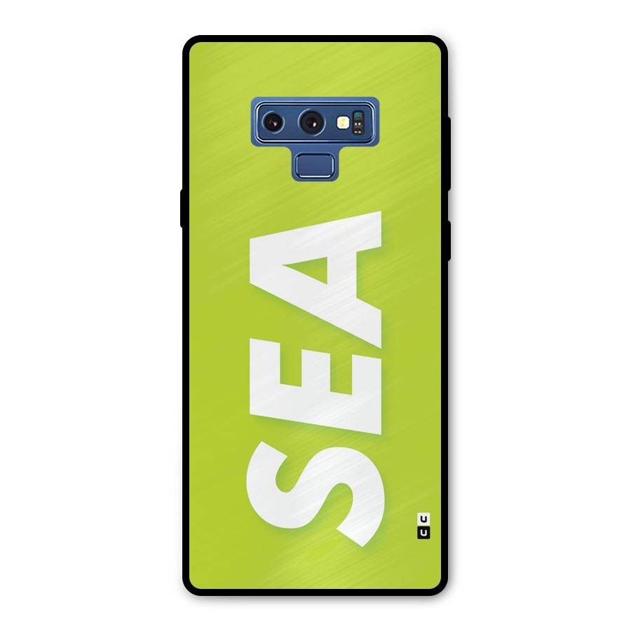 Amazing Sea Metal Back Case for Galaxy Note 9