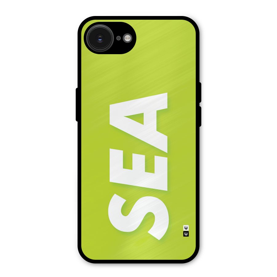 Amazing Sea Metal Back Case for iPhone 16e