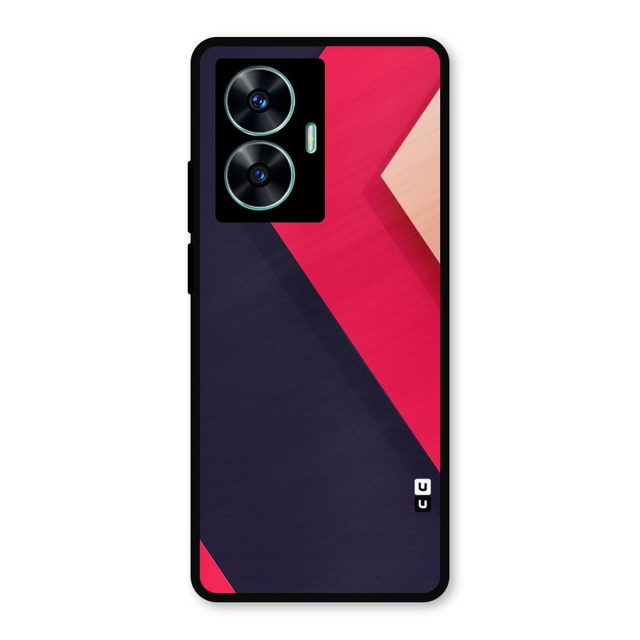 Amazing Shades Metal Back Case for Realme Narzo N55