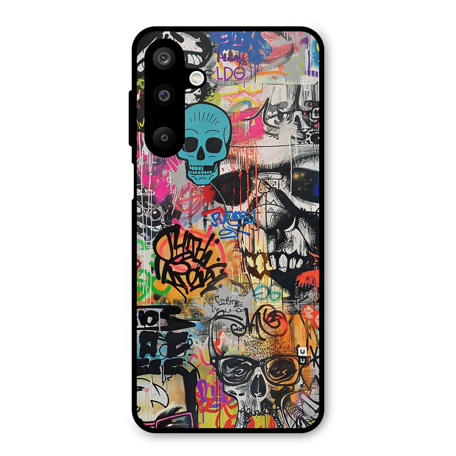 Amazing Street Art Metal Back Case for Galaxy M16