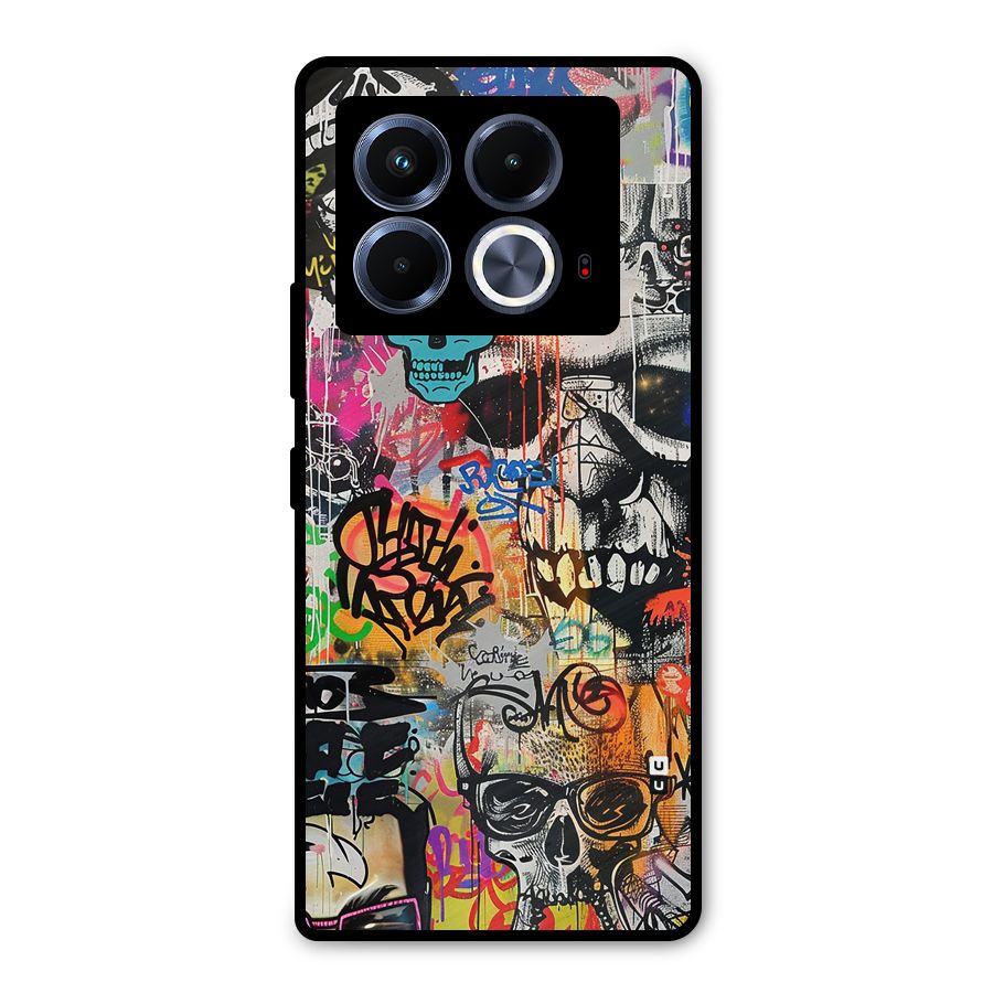 Amazing Street Art Metal Back Case for Infinix Note 40 5G