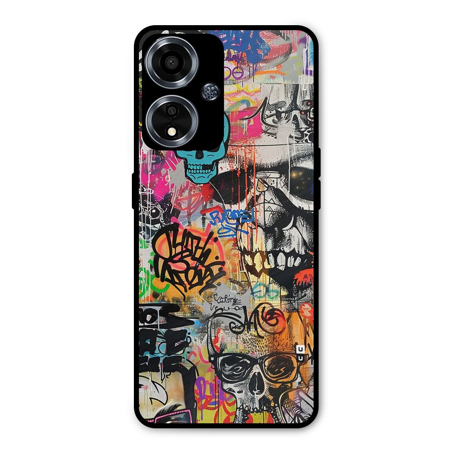 Amazing Street Art Metal Back Case for Oppo A59