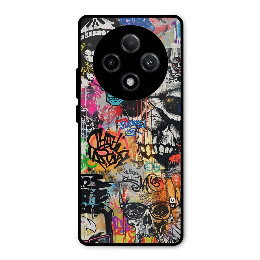 Amazing Street Art Metal Back Case for Oppo F27 Pro Plus