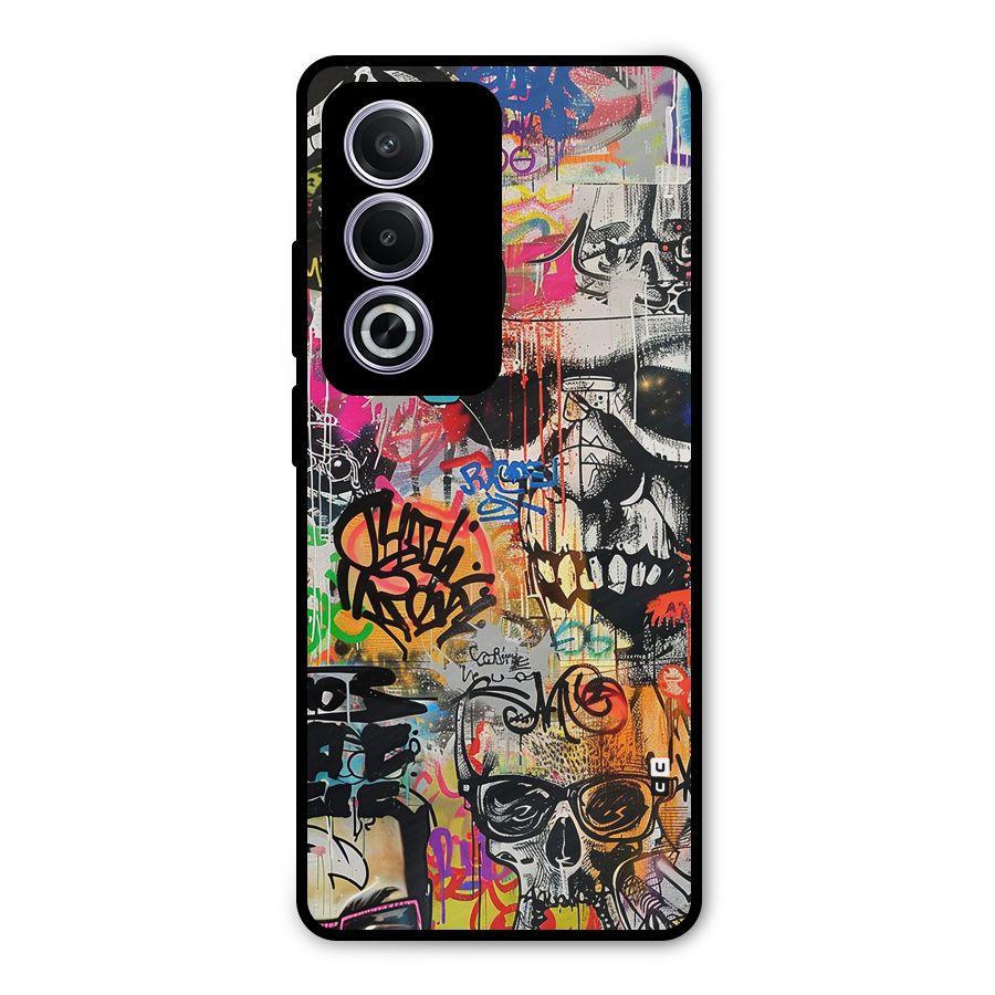 Amazing Street Art Metal Back Case for Oppo K12x